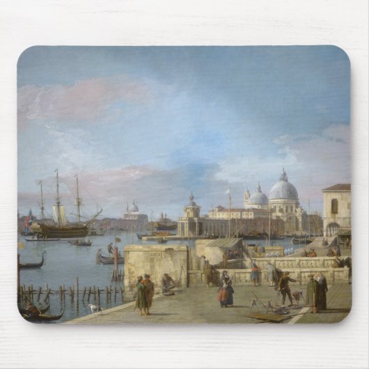 Eingang zum Canale Grande vom Molo, Venedig Mousepad (Vorne)