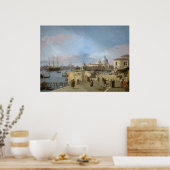 Eingang zum Canale Grande vom Molo, Venedig Poster (Küche)