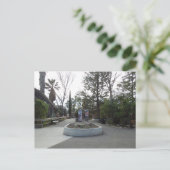 Eingang zum Charles Paddock Zoo Postkarte (Stehend Vorderseite)