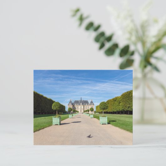 Eingang zum Chateau de Sceaux - Frankreich Postkarte (Stehend Vorderseite)