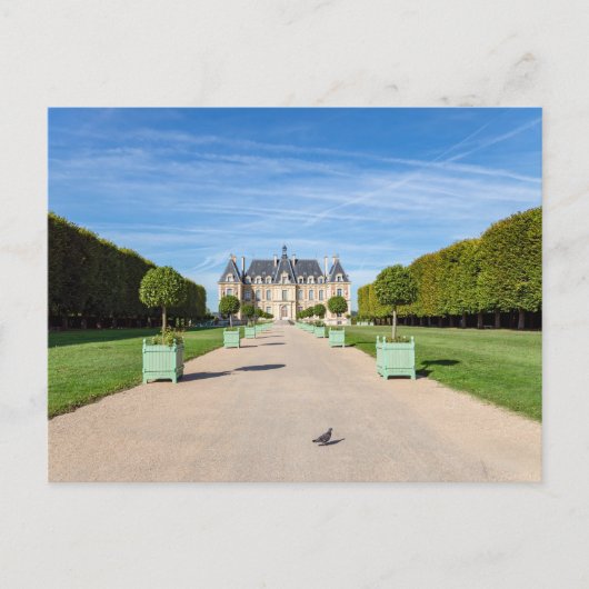 Eingang zum Chateau de Sceaux - Frankreich Postkarte (Vorderseite)