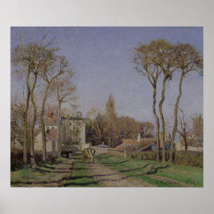 Eingang zum Dorf von Voisins Poster