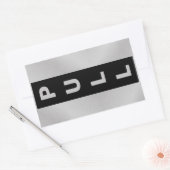 Eingang zum Geschäft - Rumpflauch Rechteckiger Aufkleber (Umschlag)