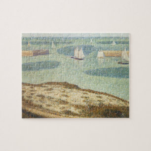 Eingang zum Hafen von Georges Seurat, Vintage Art Puzzle
