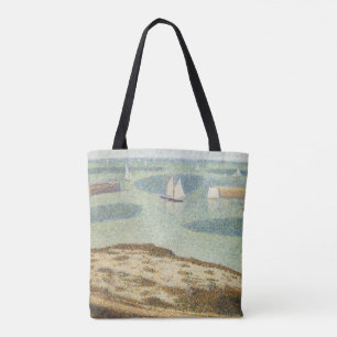 Eingang zum Hafen von Georges Seurat, Vintage Art Tasche