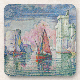 Eingang zum Hafen von La Rochelle, Paul Signac Getränkeuntersetzer
