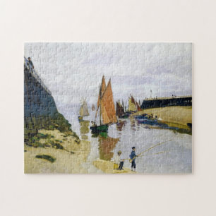 Eingang zum Hafen von Trouville Claude Monet Puzzle
