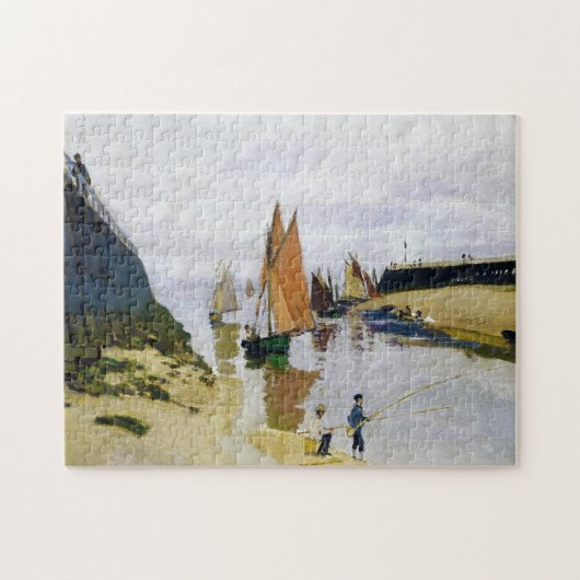 Eingang zum Hafen von Trouville Claude Monet Puzzle (Horizontal)