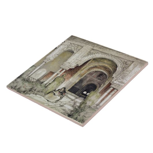 Eingang zum Hall der zwei Schwestern (Sala de l Fliese (Seite)