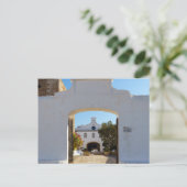 Eingang zum Kloster Monte Toro - Menorca, Spanien Postkarte (Stehend Vorderseite)