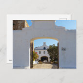 Eingang zum Kloster Monte Toro - Menorca, Spanien Postkarte (Vorne/Hinten)