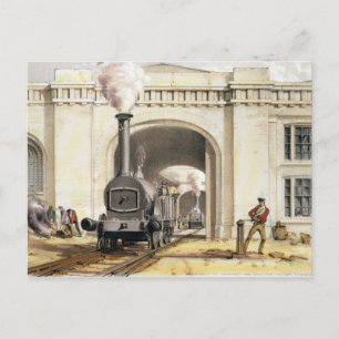 Eingang zum Motor Locomotive, Camden Town, Postkarte