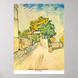 Eingang zum Moulin de la Galette von van Gogh Poster