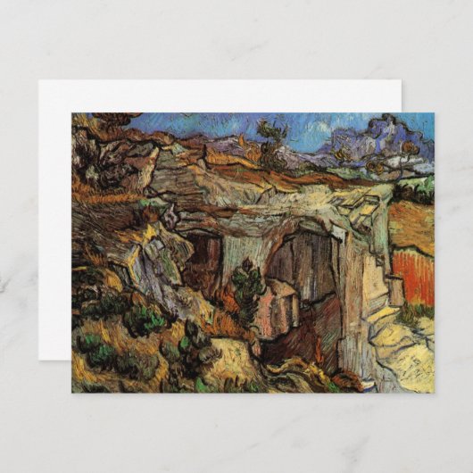 Eingang zum Quarry, Saint-Remy von Vincent van Gog (Vorne/Hinten)