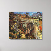 Eingang zum Quarry, Saint-Remy von Vincent van Gog Leinwanddruck (Vorderseite)