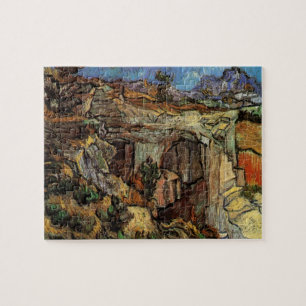 Eingang zum Quarry, Saint-Remy von Vincent van Gog Puzzle