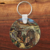 Eingang zum Quarry, Saint-Remy von Vincent van Gog Schlüsselanhänger (Vorderseite)