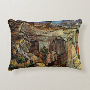 Eingang zum Quarry, Saint-Remy von Vincent van Gog Zierkissen
