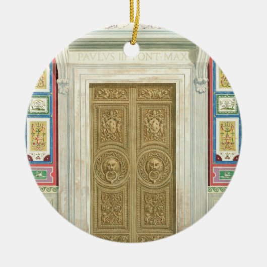 Eingang zum RAPHAELLoggia in Vatikan, von Keramik Ornament (Vorne)