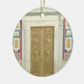 Eingang zum RAPHAELLoggia in Vatikan, von Keramik Ornament (Links)