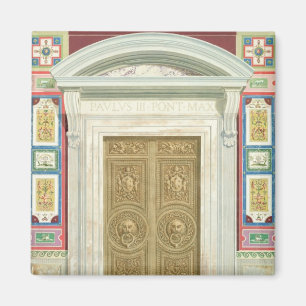 Eingang zum RAPHAELLoggia in Vatikan, von Magnet