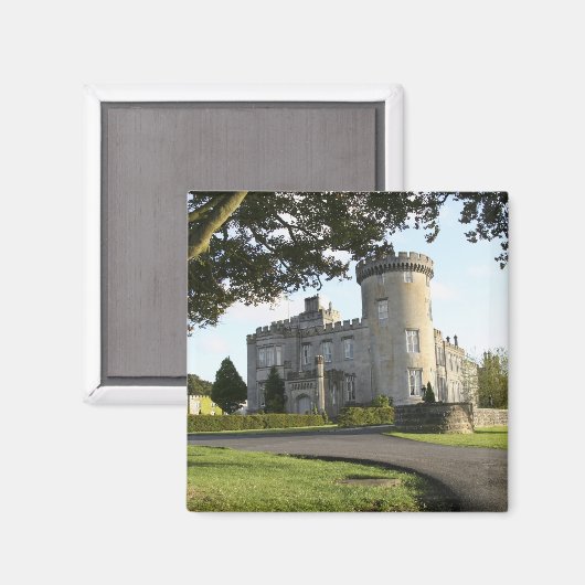 Eingang zum Schloss Dromoland ohne Personen Magnet (Vorderseite/Rückseite)