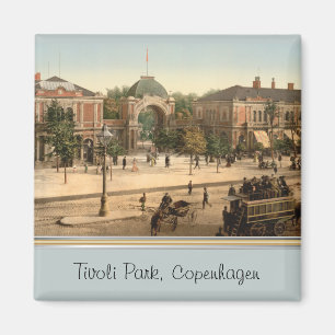 Eingang zum Tivoli-Park Kopenhagen anpassbar Magnet