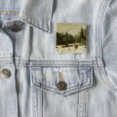 Eingang zum Wald im Winter Button (Beispiel)