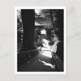 Eingang zum Yakuo-in-Tempel, Mount Takao: Japan Po Postkarte