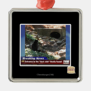 Eingang zur dunklen Seite Ornament Aus Metall