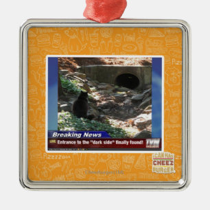 Eingang zur dunklen Seite Ornament Aus Metall