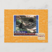 Eingang zur dunklen Seite Postkarte (Vorderseite)