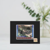 Eingang zur dunklen Seite Postkarte (Stehend Vorderseite)