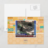 Eingang zur dunklen Seite Postkarte (Vorne/Hinten)