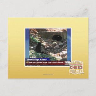 Eingang zur dunklen Seite Postkarte