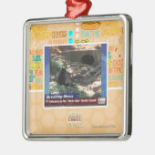 Eingang zur dunklen Seite Silbernes Ornament (Links)