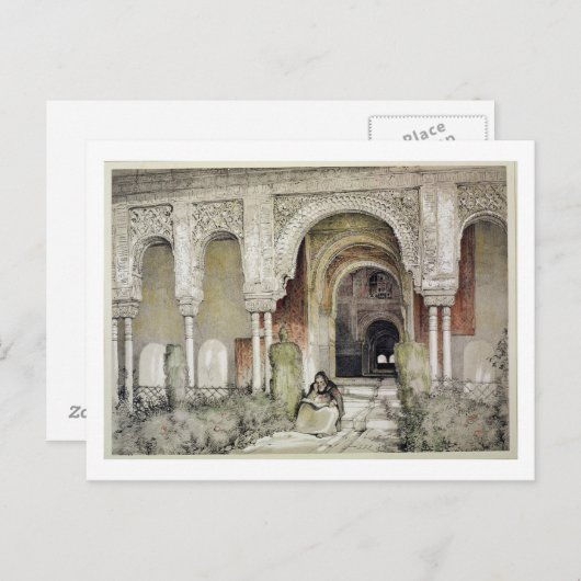 Eingang zur Halle der beiden Schwestern (Sala de l Postkarte (Vorne/Hinten)