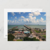 Eingang zur Insel South Padre Postkarte (Vorne/Hinten)