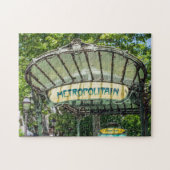 Eingang zur Metrostation Montmartre - Paris Puzzle (Horizontal)