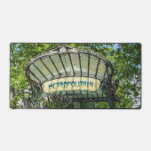 Eingang zur Metrostation Montmartre - Paris Schreibtischunterlage (Vorderseite)