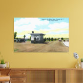 Eingang zur Sampson Air Force Base View Leinwanddruck (Insitu (Wohnzimmer))