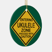 Eingang zur Ukulele-Zone Keramik Ornament (Rechts)