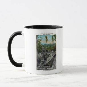 Eingangs-Ansicht von einer alten Glazial- Schlucht Tasse