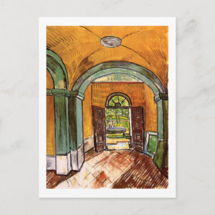 Eingangshalle Saint-Paul Hospital Vincent van Gogh Postkarte