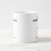 EINGEBAUTER KAFFEESCHMUTZ Jumbo-Tasse (Vorderseite)