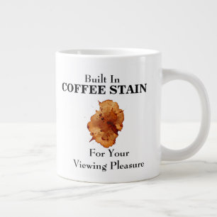 EINGEBAUTER KAFFEESCHMUTZ Jumbo-Tasse