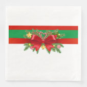 Eingebettet in einen roten Bogen Serviette (Vorderseite)