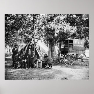 eingebetteter Journalismus, 1863 Poster