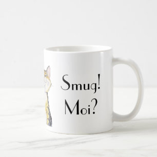 "Eingebildet! Moi?" Tassenentwurf Kaffeetasse