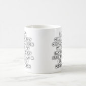 Eingebildete Freund-Ferien-lustige Tasse (Mittel)